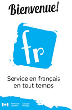 Service en francais en tout temps